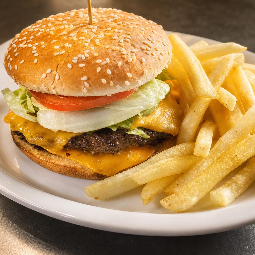 Cheese Burger 1/4 Lb. HH.