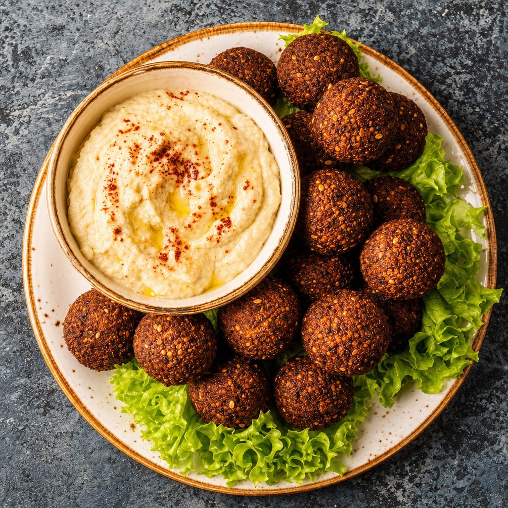 Falafel Platter Appetizer - Large.