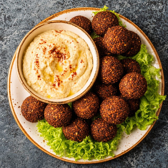 Falafel Platter Appetizer - Large.