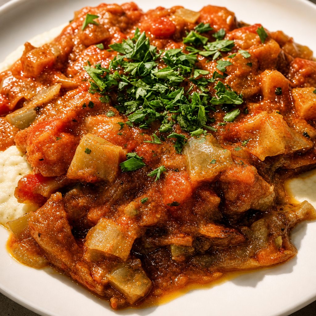 Spicy Eggplant Platter (2 lbs.).
