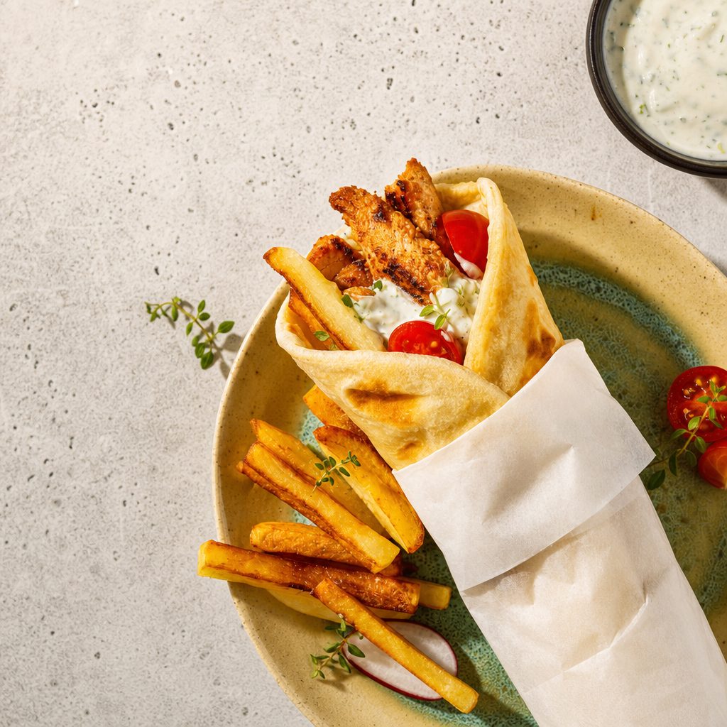 Chicken Gyro in a Pita HH.
