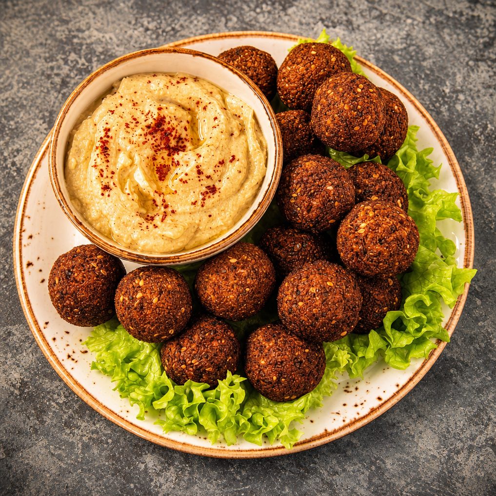 Falafel platter (medium) 32ea.