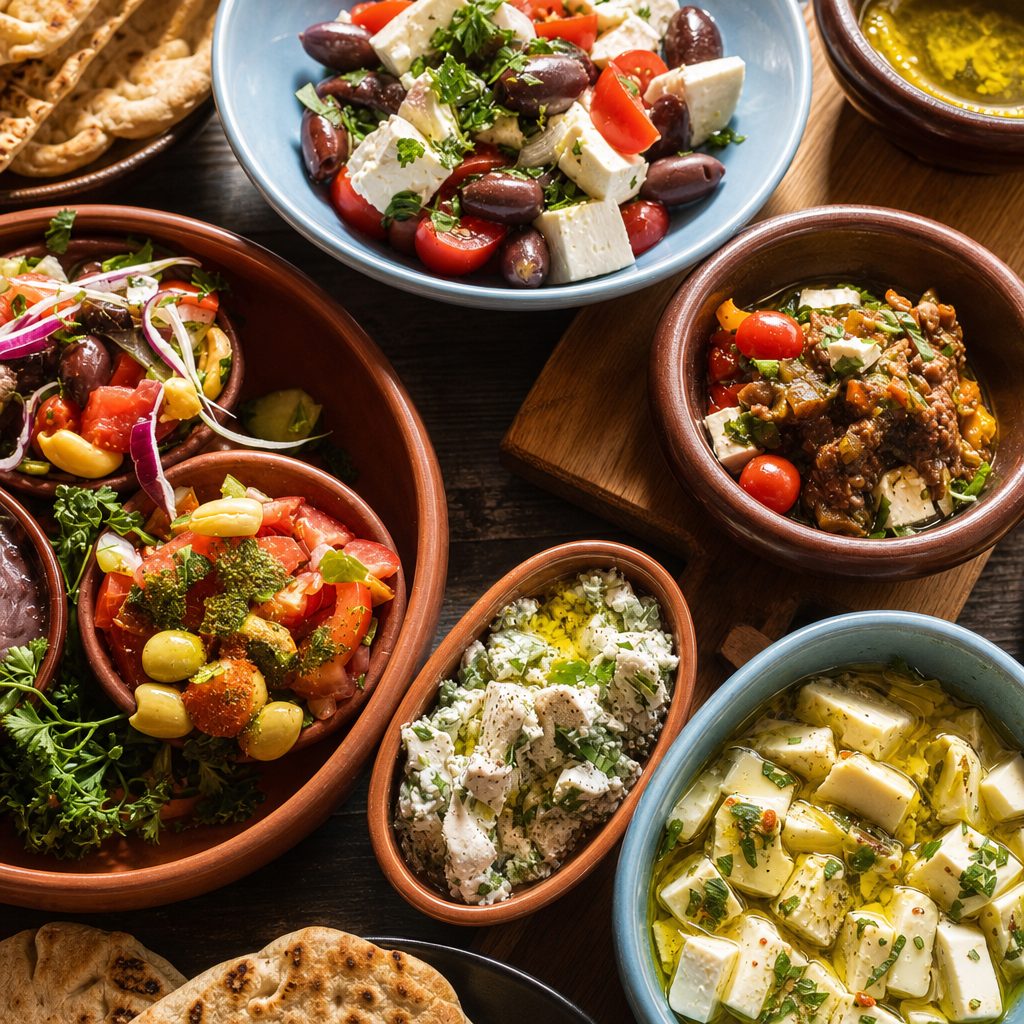 Mediterranean sampler platter (medium).