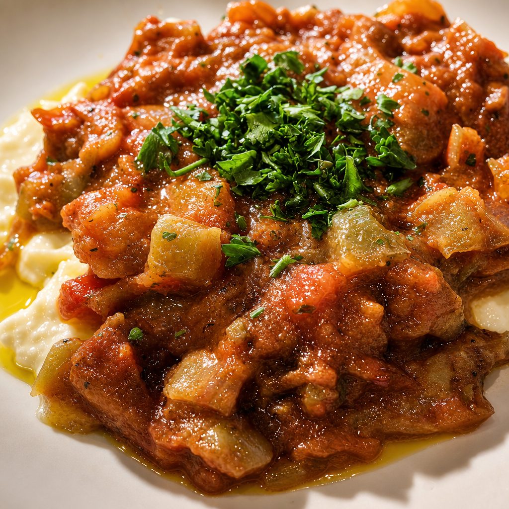 Spicy Eggplant (16 oz.).