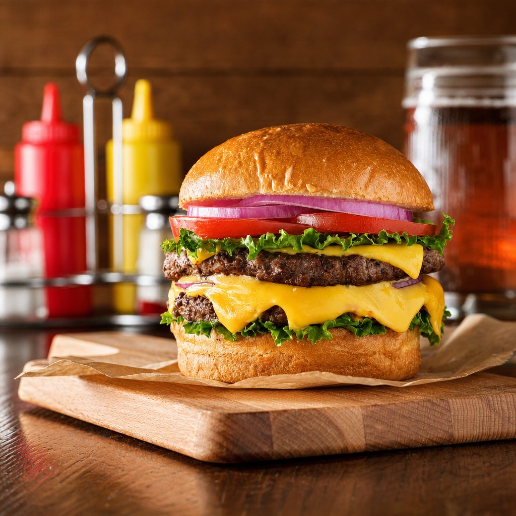 Double Hamburger.