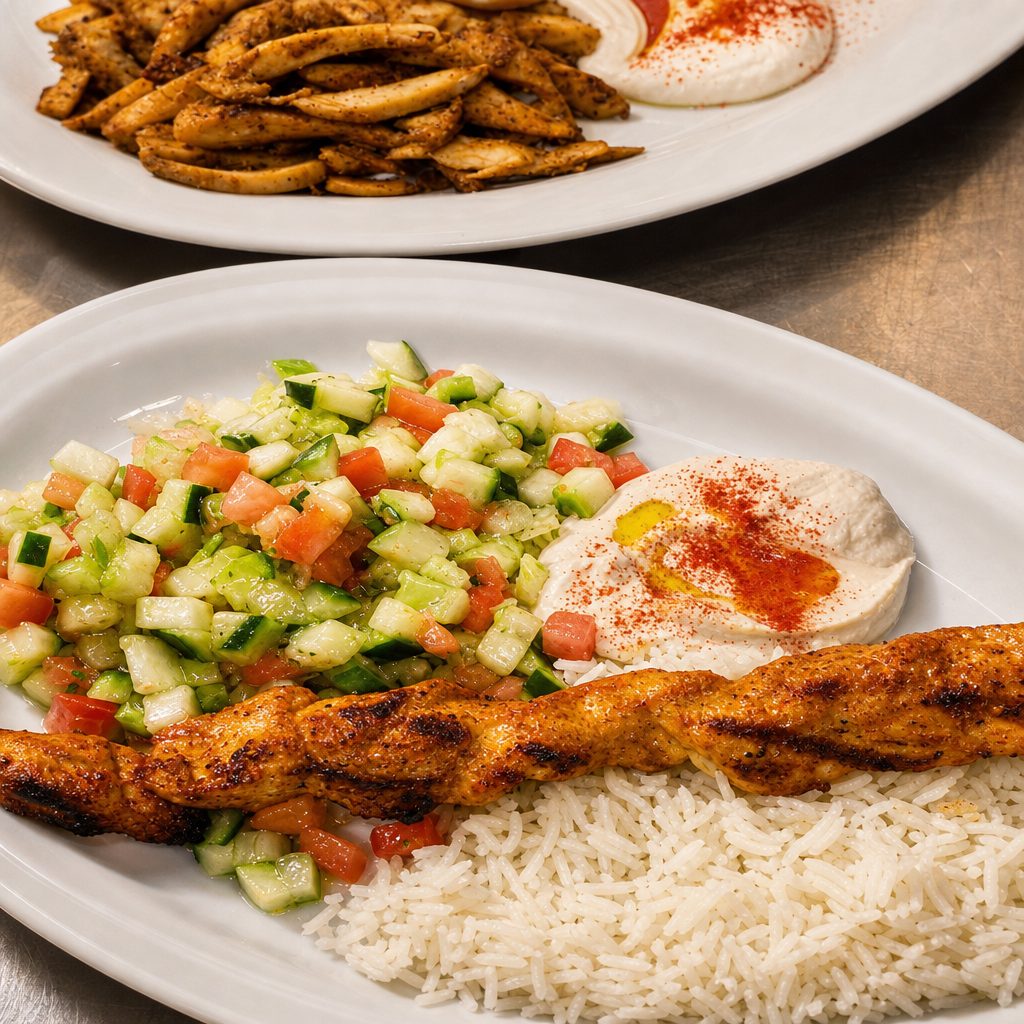 Chicken Kabab Plate HH.